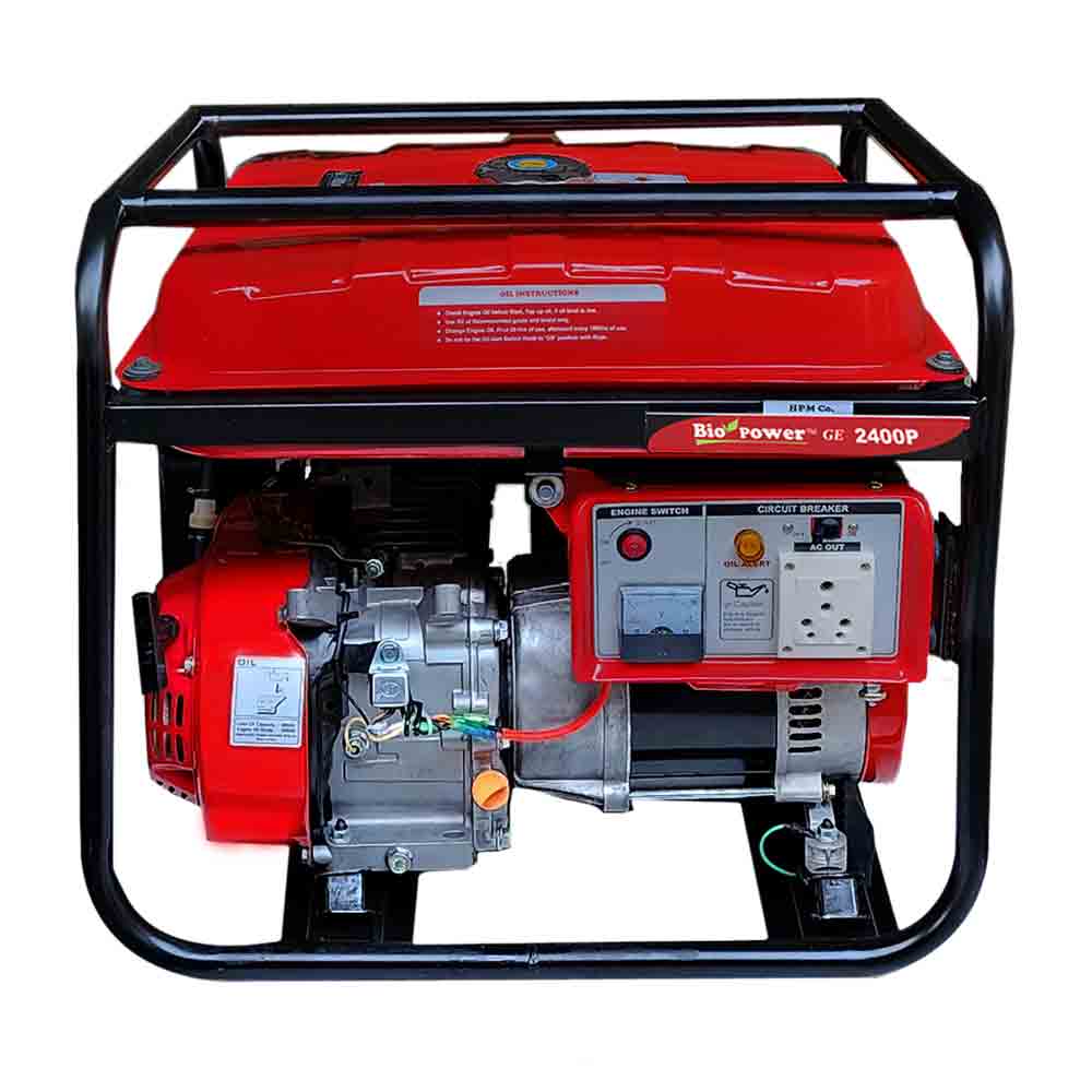 2.1 KVA Portable Generator, Recoil Start, Petrol Run, Model GE-2400P