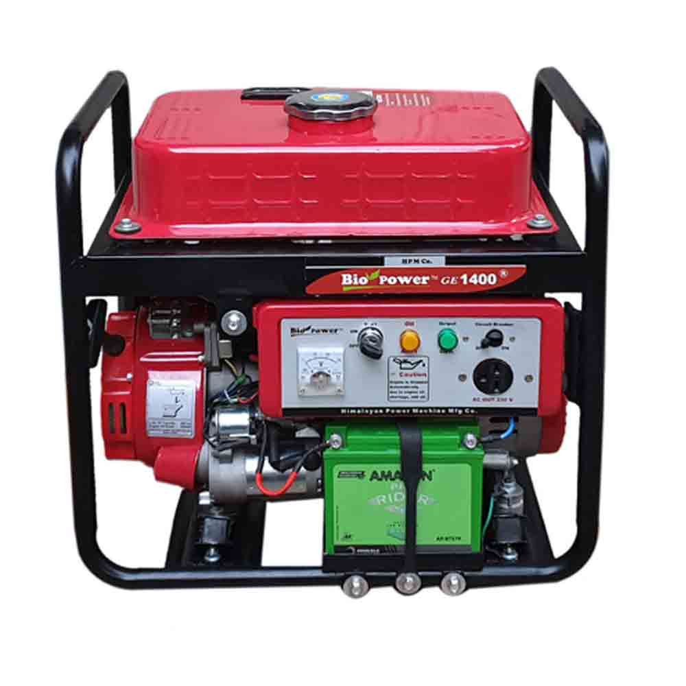 1.2 KVA ultra light weight portable Generator , Petrol Run, Recoil & Self Start Model- GE-1400RS