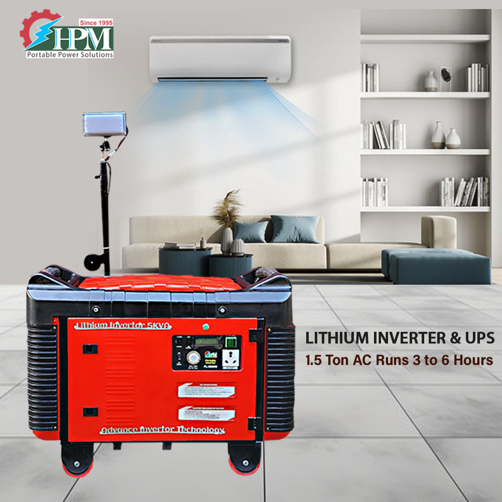 5KVA, 140Ah lithium battery, Lithium Power Inverter PL-5000W